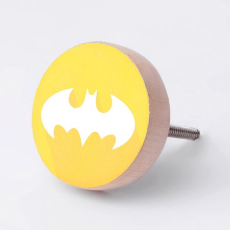 Handmade Pine Wood Batman Cupboard Handle Set